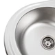 Кухонная мойка из нержавеющей стали Platinum ДЕКОР 6745 (0,8/180 мм) - изображение 4