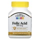 Вітаміни 21st Century Фолієва кислота 800 мкг Folic Acid 180 таблеток - зображення 1