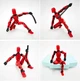 Игровая шарнирная экшн-фигурка TITAN T13 сборная подвижная кукла-робот RED 3D, красный (85945854) - изображение 4