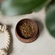 Керамічна миска для кота OrganicSchef на дерев'яній підставці Коричневий 250 мл (815943135091) - зображення 6