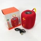 Портативная колонка TG 658 red с RGB подсветкой - изображение 3