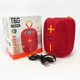 Портативная колонка TG 658 red с RGB подсветкой - изображение 5
