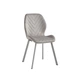 Стул для кухни N-54 Vetro Mebel Капучино (металл/ткань велюр) (N-54-cappuccino-velur/cappuccino) - изображение 1