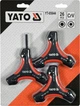 Три Комплекта Шестигранных Ключей HEX (mm), TORX, HEX (in) 26 шт YATO (YT-05644) - изображение 6
