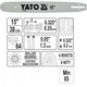 Шина на Бензопилу 40 см Для Цепи 3/8"; 56Z YATO (YT-84935) - изображение 1