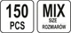 Заклепки с Резьбой 150шт Стальные M3;М4;M5;M6;M8;M10 Набор YATO - изображение 5