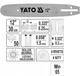 Шина Для Бензопилы 30 см на Пильную Цепь 0.325"; 50Z YATO (YT-84928) - изображение 1