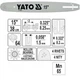 Шина Для Электропилы 38 см Для Режущей Цепи 0.325"; 64Z YATO (YT-84934) - изображение 1