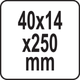 Лопатка на Перфоратор SDS-Plus 40 х 250 мм CrV YATO (YT-4723) - изображение 5