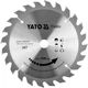 Диск Пиляльний по Дереву Ø 165 х 16 х 2.2 мм, 24 зуби YATO (YT-60590) - зображення 4
