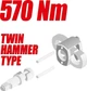 Пневмогайковерт Ударный 1/2" ( 570 Нм ) YATO (YT-09505) - изображение 6