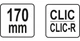 Кліщі Для Затискача Хомутів Clic та Clic-R 170 мм YATO (YT-06475) - зображення 7
