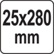 Лопатка Для Перфоратора SDS-Max 25 х 280 мм YATO (YT-47341) - изображение 4