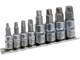 Набір Біт HEX 8 шт 1/4" і 3/8" H3, H4, H5, H6, H7, H8, H9, H10 YATO (YT-04580) - зображення 2