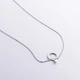 Серебряное колье "Змея" 908-01392 Онікс 40 - изображение 3