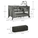 Манеж-кровать Kinderkraft Joy 2 + аксессуары Dark Grey, 5902533925155 - изображение 10
