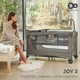 Манеж-кровать Kinderkraft Joy 2 + аксессуары Dark Grey, 5902533925155 - изображение 14