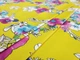 Тканина Котон стрейчевий малюнок великі квіти, жовтий, пог. м. (с1801, 1712101, д1 цв2) - зображення 1