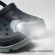 Водонепроницаемые светодиодные фонарики для сабо обуви Crocs / 3 режима работы, голубые "G" (85968549) - изображение 4