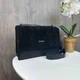 Замшева жіноча сумочка стиль Зара чорна, міні сумка натуральна замша Zara Store - зображення 8