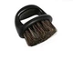 Щітка для бороди та фейду CS 604B барберська, Black, 1шт - зображення 1