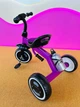 Дитячий триколісний велосипед для дівчинки Turbo Trike зі світловими ефектами фіолетовий LD - зображення 3