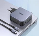 Зарядное устройство UGREEN CD289 140W 2xType-C PD, USB-A GaN Wall Charger + Type-C PD Cable Grey (90549) - изображение 5