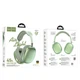 Накладні навушники з мікрофоном HOCO W35 Air Bluetooth 5.3 / AUX 3.5 мм / до 45 годин green (26576) - зображення 2