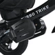 Детский трехколесный велосипед Turbo Trike MT 1007-2, с поворотным сиденьем и родительской ручкой, графитовый - изображение 5