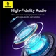 Наушники ведущие с микрофоном Baseus Encok Hz11 Wired Earphones A00164200213-Z1 Hi-Fi Audio/AUX 3,5 мм Белый (26600) - изображение 9