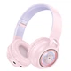 Наушники HOCO Cute fun BT headphones W50 |BT5.3, AUX/TF, 12h| розовые - изображение 1