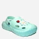 Женские кроксы Jose Amorales 124059 39 25.5-26 см Бирюзовые (12405939) - изображение 4