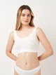 Бюстгальтер без косточек бесшовный Siela BASIC TOP L/XL Белый (4823116924277) - изображение 1