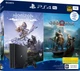Ігрова приставка PlayStation 4 Pro 1TB Black у комплекті з 2 іграми (God Of War + Horizon Zero Dawn) - зображення 1