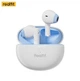 Бездротові навушники Realfit TWS BT5.3 ігрові з покращеними басами Bluetooth 5.3 White (6973356421130) - зображення 1