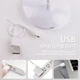Cвітлодіодна настільна LED лампа USB з акумулятором, сенсорна регульована яскравість, біле світло. Pink - зображення 7