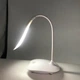 Cвітлодіодна настільна LED лампа USB з акумулятором, сенсорна регульована яскравість, біле світло. Pink - зображення 14