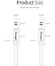 Кабель аудио AUX Essager 3.5мм - 3.5 мм Monster Aux Cable Speaker Wire 2 м Blue (EYP35-DYA0G) - изображение 6
