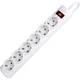 Сетевой фильтр удлинитель Power filtr 3.0м Defender DFS 153 6 розеток White (994900) - изображение 2