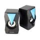 Комп'ютерні колонки 2.0 Microlab B-22 6Вт RGB Led USB Black-Blue - зображення 4