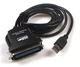Перехідник B00026 USB to LPT тато-мама 80 см Black - зображення 2