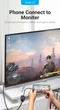 Переходник USB Type-C - VGA для синхронизации, 1080p 60 Гц, 15 см, серый - изображение 5