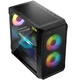Корпус для компьютера LogicConcept PORTOS MESH+GLASS ARGB fans 3x120mm без БП mATX Black (AM-PORTOS-10-0000000-0002) - изображение 11