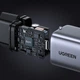 Зарядное устройство адаптер Ugreen CD319 1xUSB 30W Gan Type-C PD Nexode Mini Grey (90666) - изображение 6
