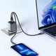 Зарядний пристрій адаптер Ugreen CD294 GaN 2xUSB-C 45W 25W+20W PD Grey (90573) - зображення 4