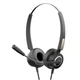 Провідні навушники з мікрофоном гарнітура HP DHE-8000 Call Center USB Black - зображення 1