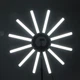LED-відеосвітло 12 Arms 180 Вт 1152 шт. свет - зображення 9