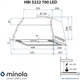 Витяжка Minola hbi 5222 wh 700 led - зображення 10