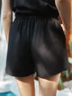 Шорты женские Leinle 1529 XL Черные (4821529690215) - изображение 2