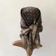 Жіноча хустка бандана шарф пов'язка на шию сумку голову Honey Fashion Accessories коричневий (12-180) - зображення 6